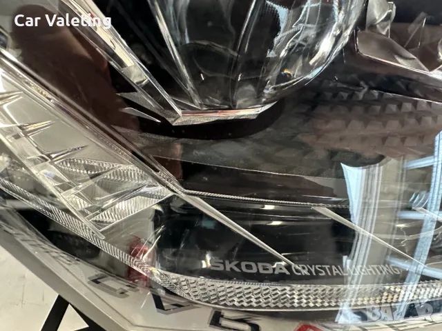 Фар фарове десен Skoda Fabia 4 лед far farove Шкода Фабиа LED, снимка 2 - Части - 49333743