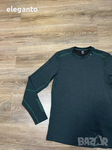 Мъжко ! Helly Hansen Warm Ice Crew  MERINO Wool baselayer , S размер, снимка 4 - Спортни дрехи, екипи - 53197500