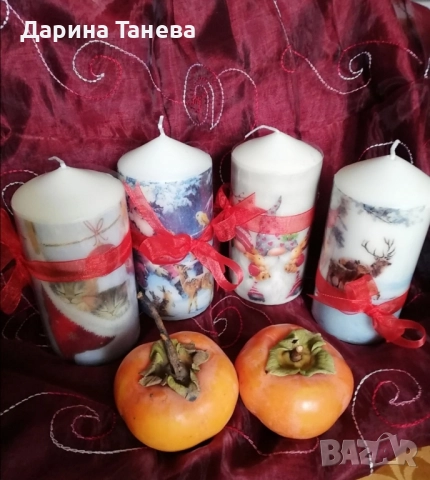 Коледни свещи, снимка 9 - Коледни подаръци - 52445216