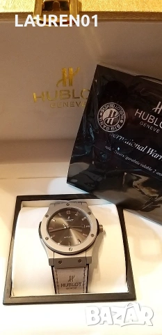 Нов мъжки Hublot , снимка 12 - Луксозни - 53106621