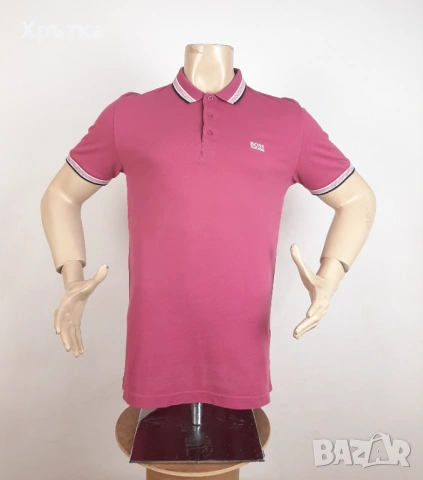 Hugo Boss Paddy - Оригинална мъжка тениска с яка размер M, снимка 2 - Тениски - 53306031