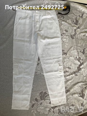 Панталони бели размер М, снимка 1 - Панталони - 46100234