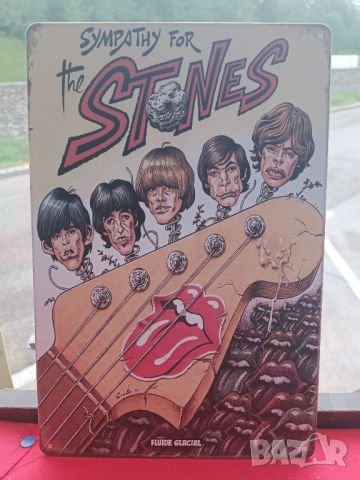 The Rolling Stones-метална табела(плакет), снимка 3 - Китари - 45759050