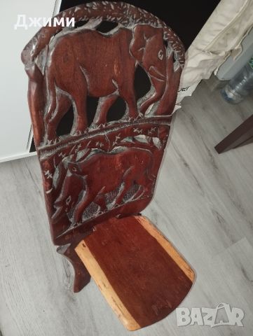 античен африкански стол, снимка 8 - Антикварни и старинни предмети - 46466947