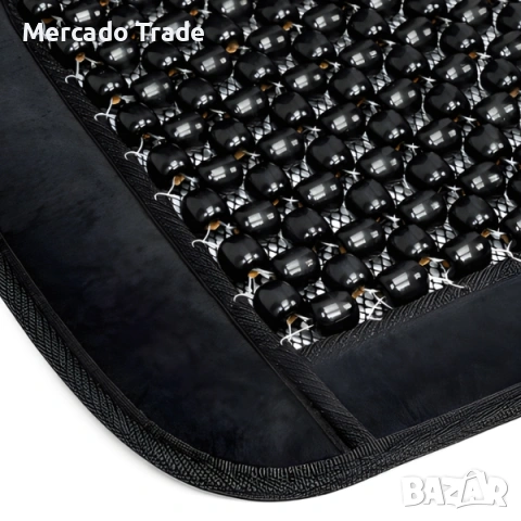 Масажор - протектор за седалка Mercado Trade, За кола, Черен и Сив, снимка 8 - Аксесоари и консумативи - 54119382