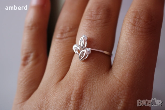 Сребърен пръстен - модел PLR026, снимка 3 - Пръстени - 53677196