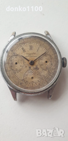 Leonidas Heuer Бреге Valjoux 71, снимка 2 - Мъжки - 53730639