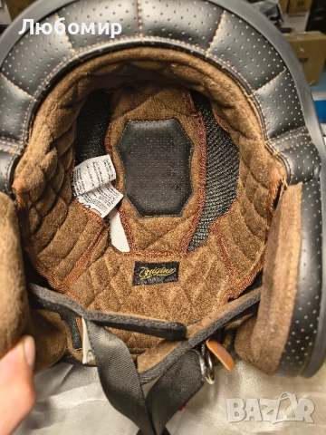 ORIGIN Каска за мотоциклет с отворено лице, джет, скутер, винтидж каска за скутер L 59-60 , снимка 7 - Аксесоари и консумативи - 52074881