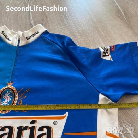 Тениска с къс ръкав Bavaria Cycling Fabio Farelli колоездене размер L 2002, снимка 3 - Спортна екипировка - 52658233