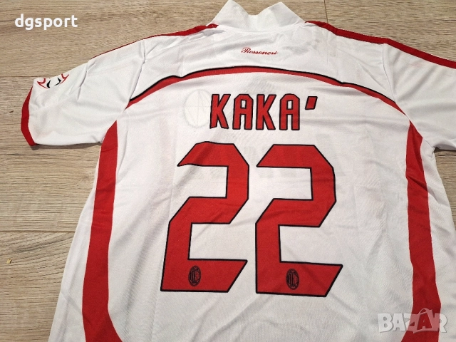 Футболна фланелка на Милан #Кака#22#ретро модел сезон 2006/2007!, снимка 2 - Футбол - 52201033