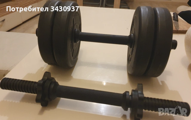 Регулируеми дъмбели, снимка 2 - Фитнес уреди - 53891782