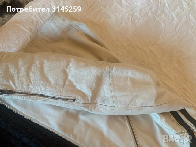 Мъжко кожено яке, снимка 4 - Якета - 52921515