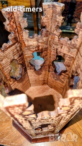 Антикварна сирийска маса – масивен орех и инкрустация, снимка 6 - Антикварни и старинни предмети - 53289124