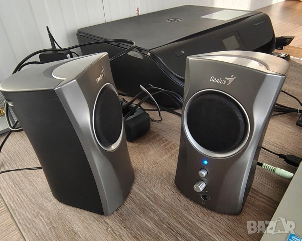 Тонколонки за компютър и лаптоп Genius SP-E120, снимка 2 - Слушалки и портативни колонки - 53704229