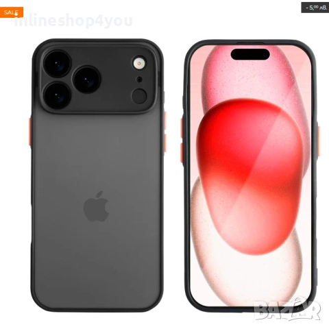 Цветен Кейс Rock за Apple iPhone 17 Pro / Max със защита около камерата, снимка 3 - Калъфи, кейсове - 52554294