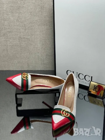 обувки на ток gucci , снимка 5 - Дамски обувки на ток - 50673331