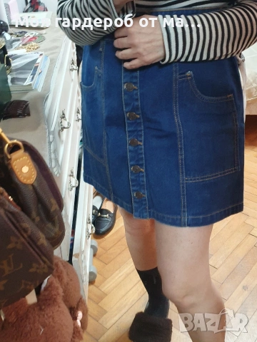 Пола дънкова нова.от 36лв .р40 М, снимка 6 - Поли - 53928148