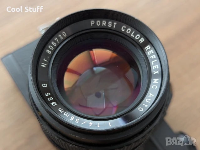 Фотоапарат Porst Compact Reflex SP и обектив PORST COLOR REFLEX MC AUTO 1:14/55mm Ø55 G, снимка 3 - Фотоапарати - 51164028