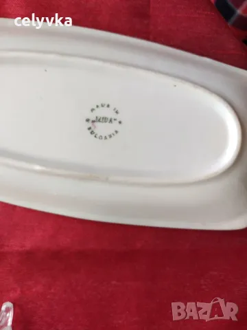 Порцеланови чинии за салати и мезета - бъларски Изида, снимка 4 - Сервизи - 50158722