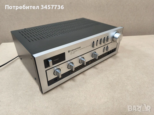 Винтидж Японски Стерео Усилвател Kenwood KA-400, снимка 13 - Ресийвъри, усилватели, смесителни пултове - 53105120