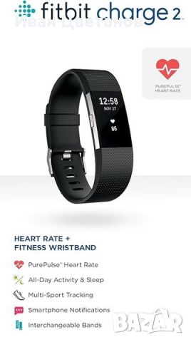 Смарт гривна - Fitbit Charge 2, снимка 1 - Смарт гривни - 46229137