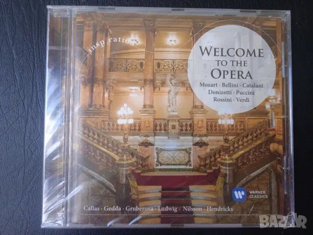 Mozart, Belini Puccini, Rossini, Verdi - Welcome to the opera  - НОВ оригинален диск класическа муз., снимка 1 - CD дискове - 47233150