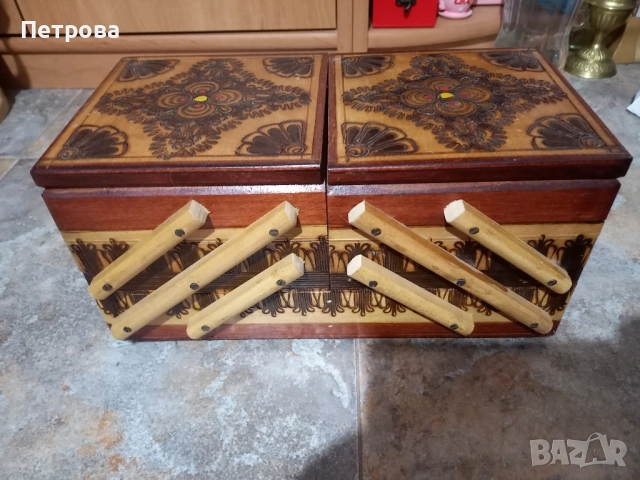 Дървена кутия , снимка 2 - Декорация за дома - 52596847