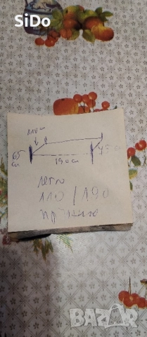 Легло с жел.табли и пружина с размери:190/110см, снимка 9 - Спални и легла - 52113461