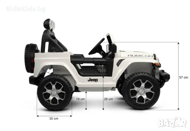 Офроуд акумулаторен автомобил  JEEP RUBICON Камофлаж– 4x4, до 35кг., с дистанционно и LED,, снимка 18 - Детски велосипеди, триколки и коли - 50099656