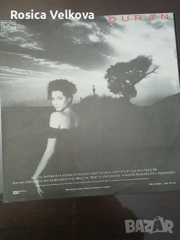 Грамофонна плоча DURAN NOTORIOS , снимка 2 - Грамофонни плочи - 53242973