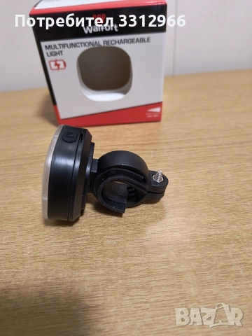 Чисто нов фар WALFORT за велосипед тротинетка, снимка 2 - Части за велосипеди - 54140076