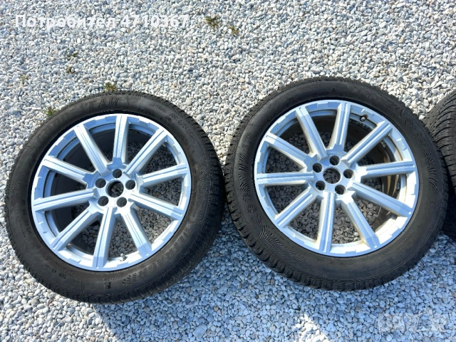 Оригинални джанти от Audi Q7, 20 инча 5x112, ET33, 9J, с гуми 285/45, снимка 4 - Гуми и джанти - 53843211