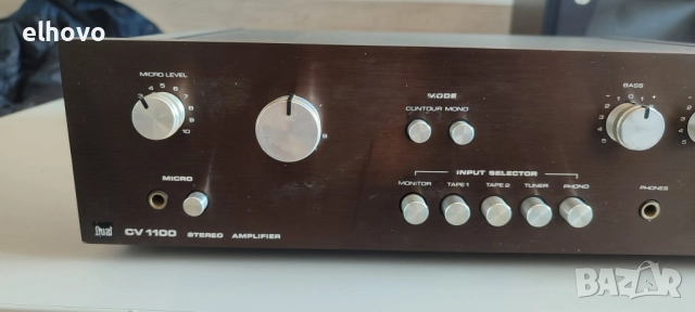 Стерео усилвател DUAL CV 1100, снимка 3 - Ресийвъри, усилватели, смесителни пултове - 52153566