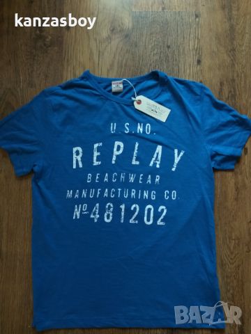 replay beachwear - страхотна мъжка тениска НОВА, снимка 5 - Тениски - 45424950