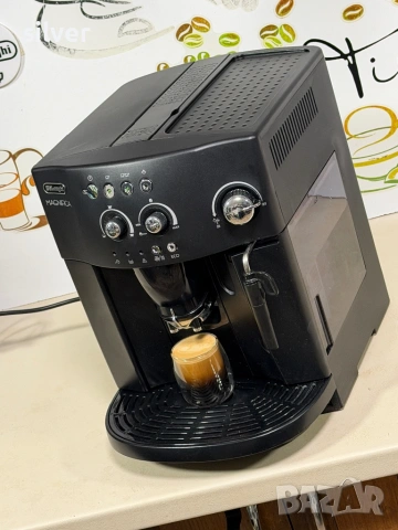 Кафемашина кафе автомат delonghi magnifica с гаранция, снимка 4 - Кафемашини - 53050332
