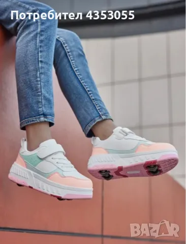 Детски маратонки с колелца, обувки с колелца, ролер обувки - НОВИ - Различна номерация, снимка 2 - Детски маратонки - 49605207