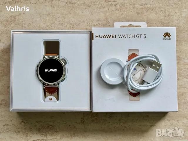 КАТО НОВ! HUAWEI WATCH GT 5 41mm Brown Woven Strap, снимка 1 - Смарт часовници - 49541437