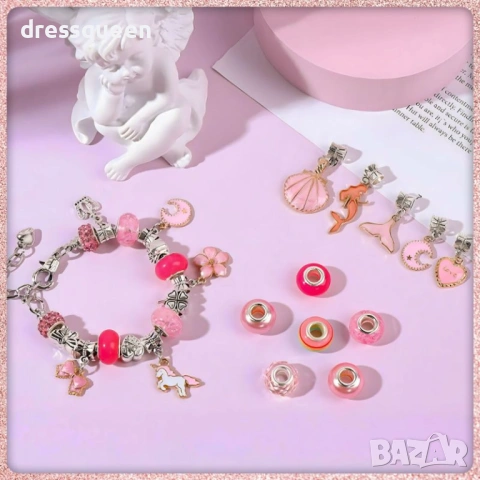 4646 Кутия „Princess“ със сет за низане на бижута, снимка 7 - Други - 53902988