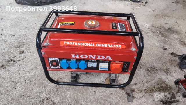 Продавам бензинов генератор HONDA