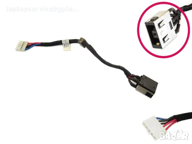 DC Jack Cable Lenovo B50 B50-40 B50-45 B51-30 B50-30 B50-70 20388 B50-80 DC30100SC00 5 pins, снимка 1 - Части за лаптопи - 49123271