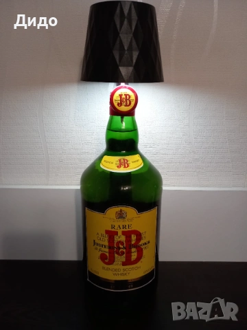 Сензорна LED лампа /черна/ за бутилка с акумулаторна батерия, снимка 3 - Лед осветление - 53777746