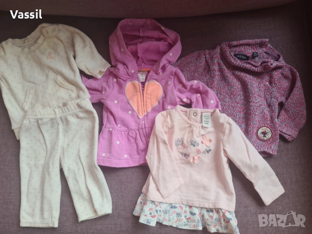 Над 49бр. детски дрешки за момиче до 3 месеца - 50, 56 макс, снимка 12 - Бодита за бебе - 54163670