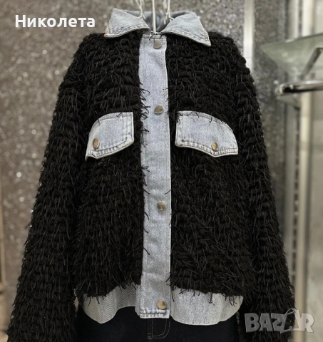 Яке с дънков детайл 