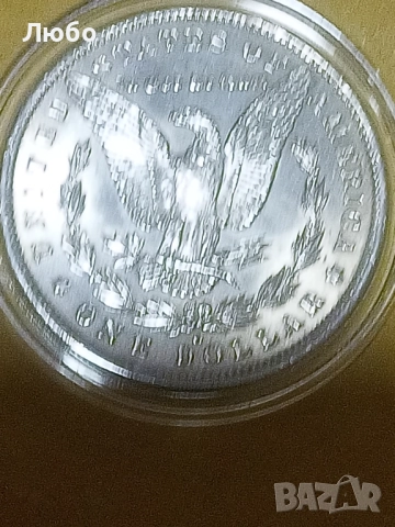 1 долар 1885г буква ,"О,", снимка 3 - Нумизматика и бонистика - 52179884