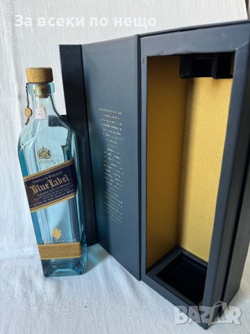 Оригинална бутилка с кутия синьо джони , JOHNNIE WALKER BLUE LABEL, снимка 5 - Други ценни предмети - 46303762