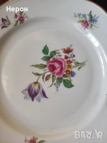 Порцеланови чинии плитки, снимка 7 - Чинии - 53662421