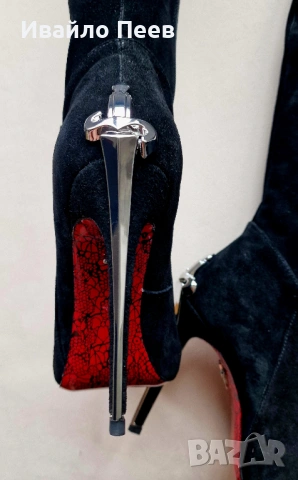 Ботуши естествена кожа, снимка 3 - Дамски ботуши - 53384300