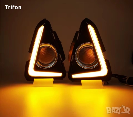 Led дневни светлини и мигачи за Тойота Рав 4 от 2015 до 2018 г. , снимка 5 - Аксесоари и консумативи - 53733218