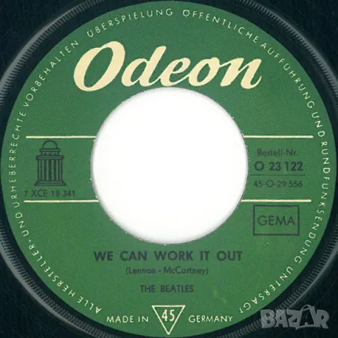 Грамофонни плочи The Beatles – We Can Work It Out / Day Tripper 7" сингъл, снимка 3 - Грамофонни плочи - 49149665