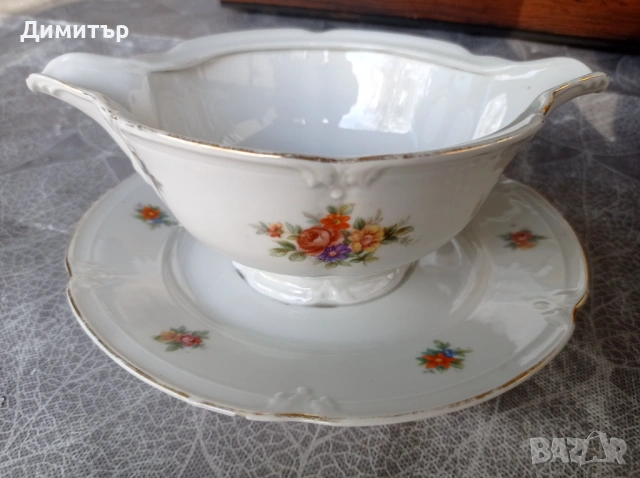 Порцелан посуда супник сосиера плато чиния , снимка 7 - Прибори за хранене, готвене и сервиране - 53770973